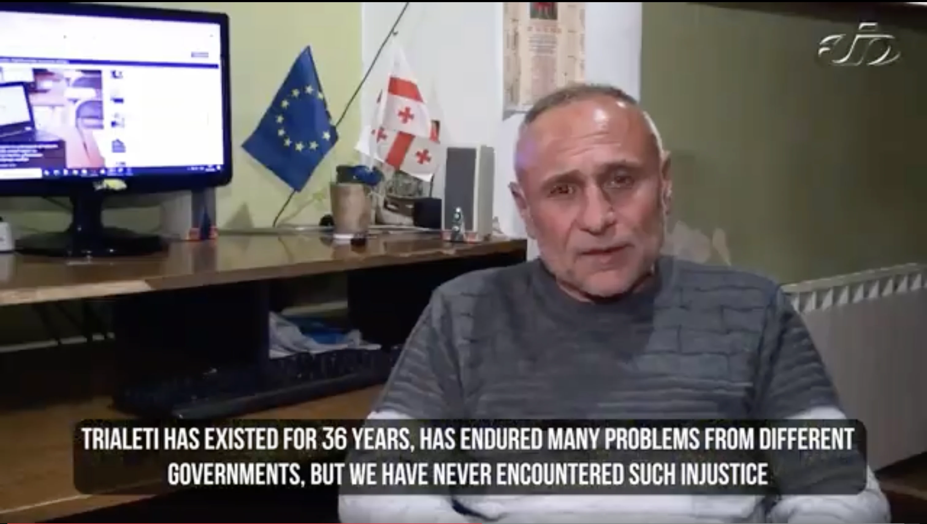 სოსო მჭედლიშვილი, "თრიალეთის" ვიდეო ოპერატორი:  "36 წელია არსებობს "თრიალეთი". რა არ გადაუტანია სხვადასხვა ხელისუფლების მხრიდან, მაგრამ ასეთი უსამართლობა ჯერ არ შეგვხვედრია".