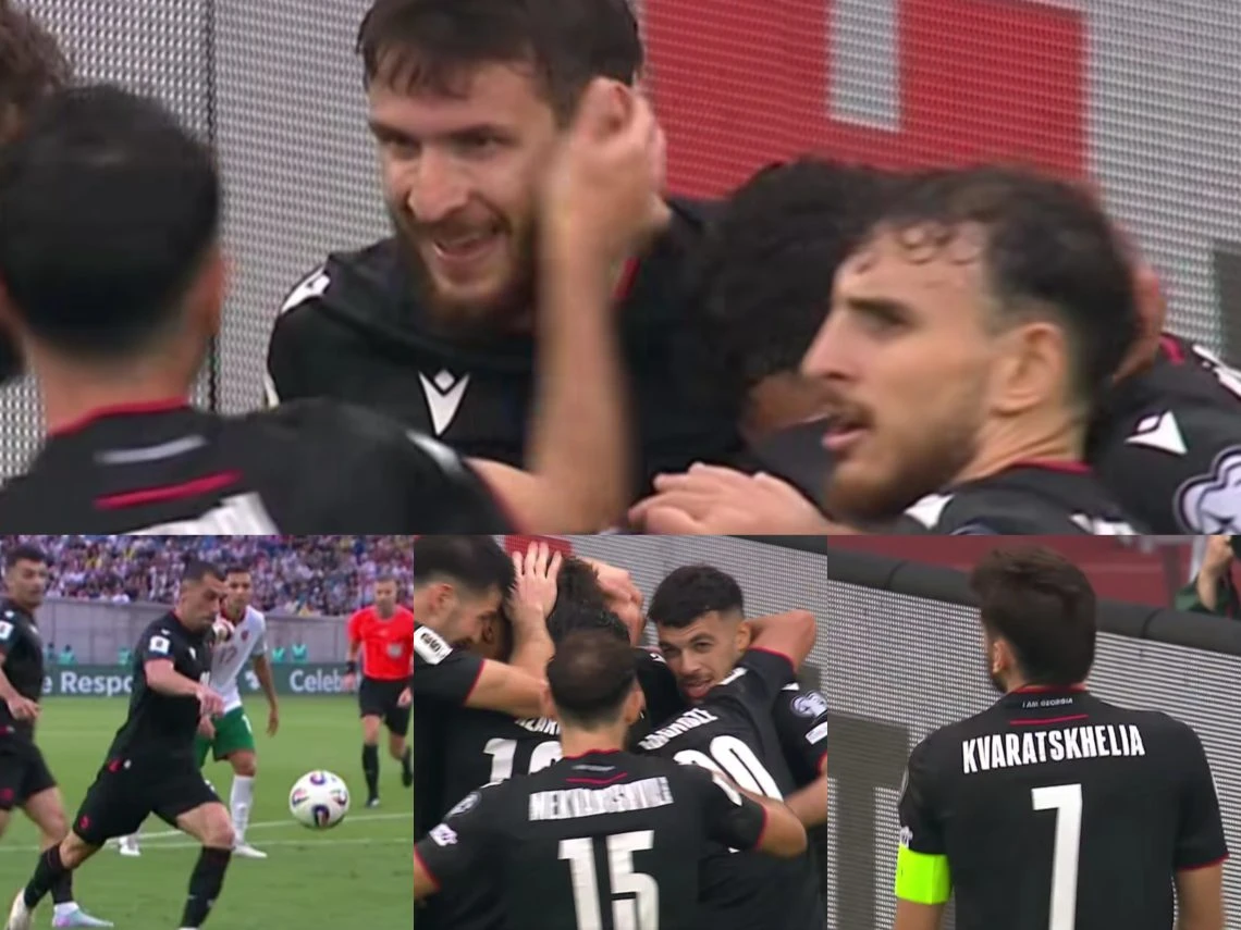 გიორგი მიქაუტაძის გოლის შემდეგ საქართველოს ნაკრები ბულგარეთს 3:0 ამარცხებს