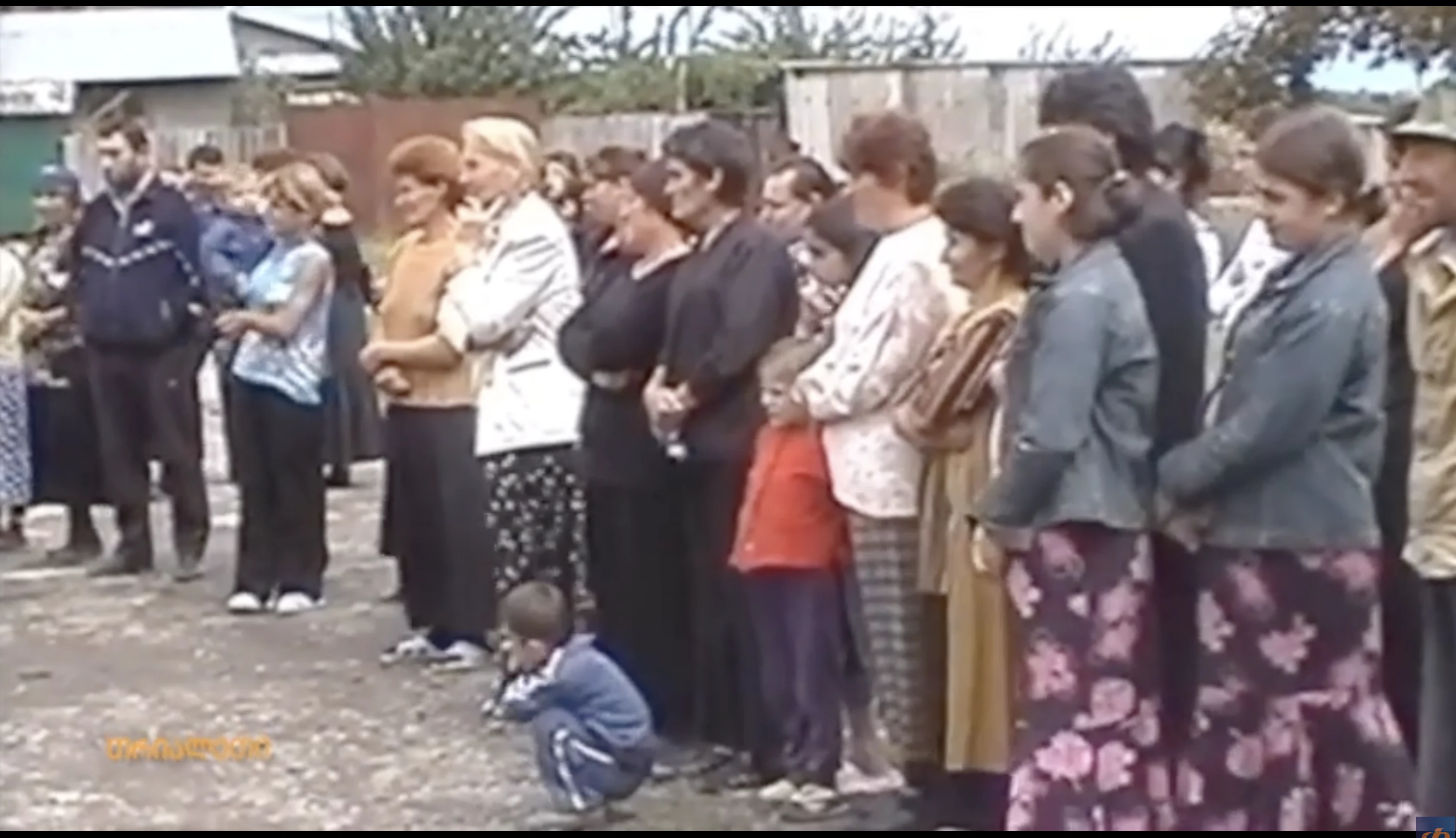 ქარელის რაიონ, სოფელ ახალსოფლის სკოლის გახსნა.  2005 წ.   "თრიალეთის" არქივიდან.