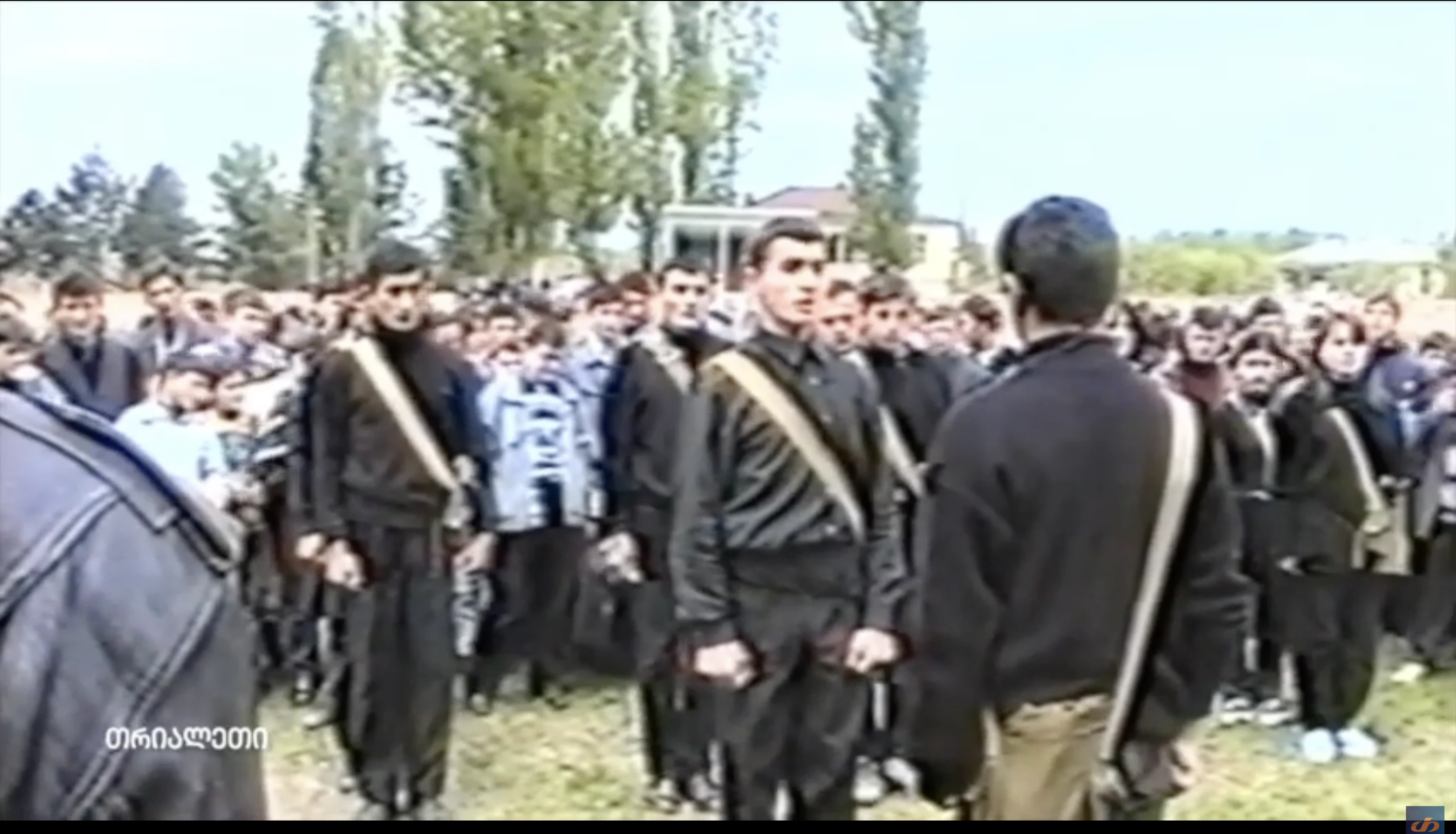 სამხედრო სპორტული თამაშები "მართვე" ქარელში.   1999 წელი.   თრიალეთის არქივი.