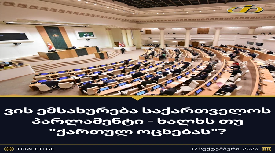 ვის ემსახურება საქართველოს პარლამენტი - ხალხს თუ "ქართულ ოცნებას"?