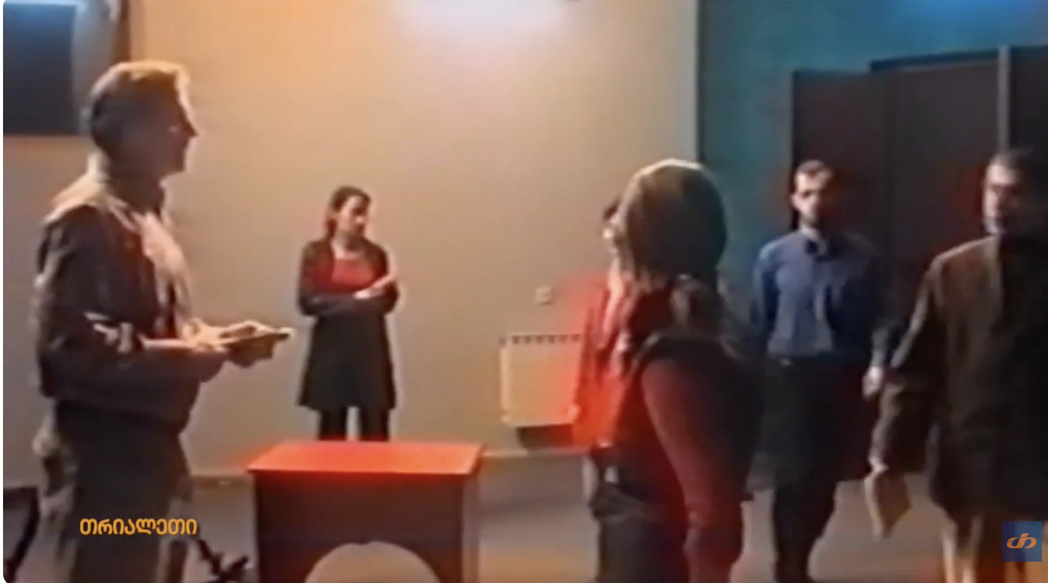 აირექსის წარმომადგენელი სტუმრად თრიალეთში.  2003 წ.  თრიალეთის არქივი.