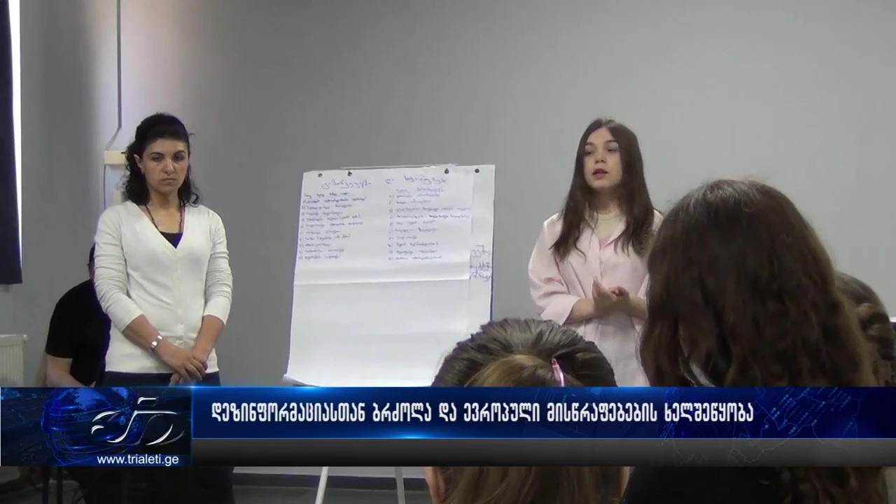 დეზინფორმაციასთან ბრძოლა და ევროპული მისწრაფებების ხელშეწყობა