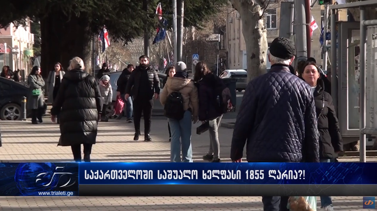 საქართველოში საშუალო თვიური ხელფასი 1 855.4 ლარია?!