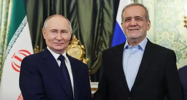 კრემლი - ვლადიმერ პუტინმა და მასუდ პეზეშკიანმა ირანის ბირთვულ პროგრამასა და სამხრეთ კავკასიის რეგიონში განვითარებულ მოვლენებზე ისაუბრეს