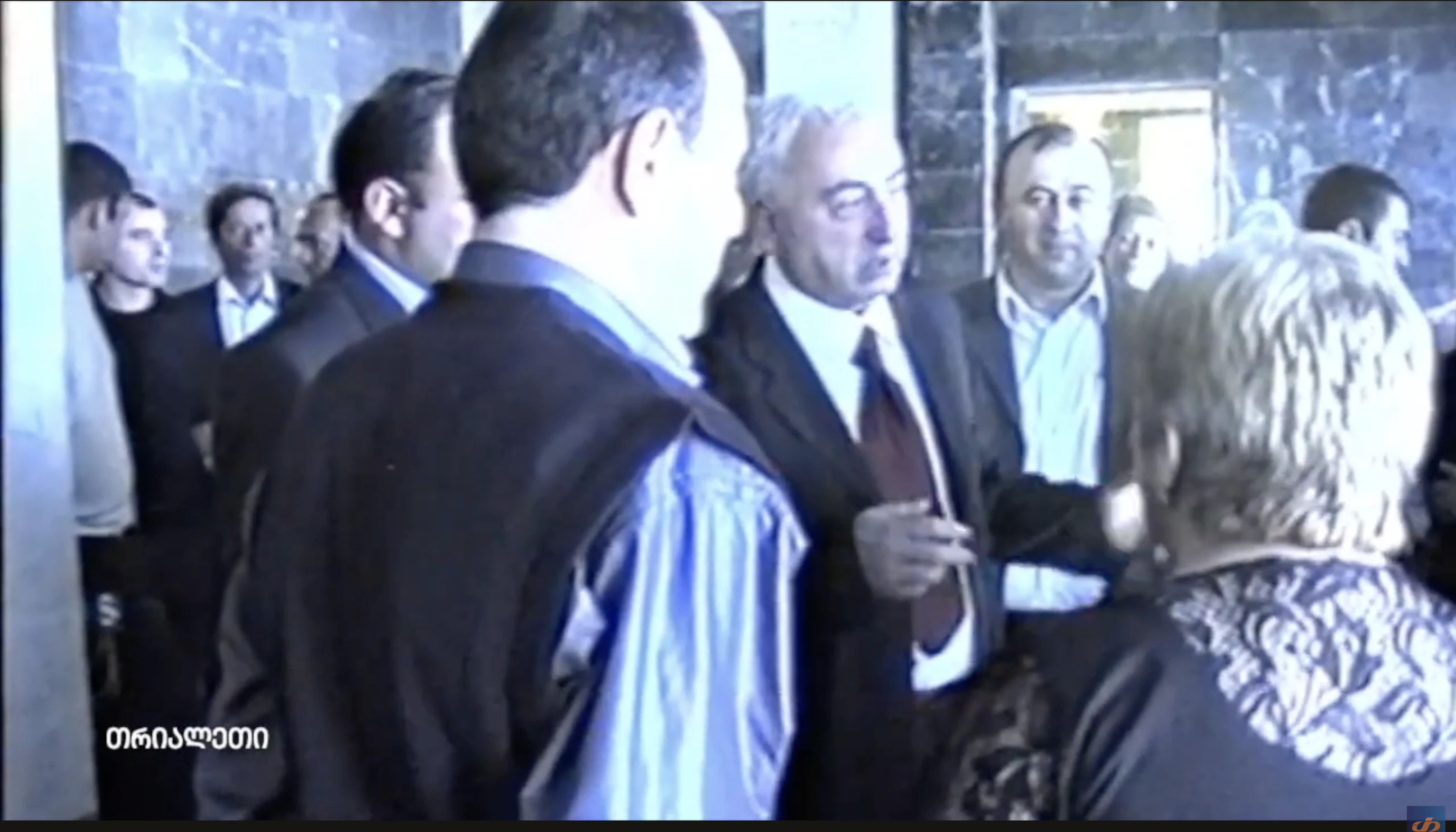 მიშა ქარელი კასპში.  2004 წ.  თრიალეთის არქივი.