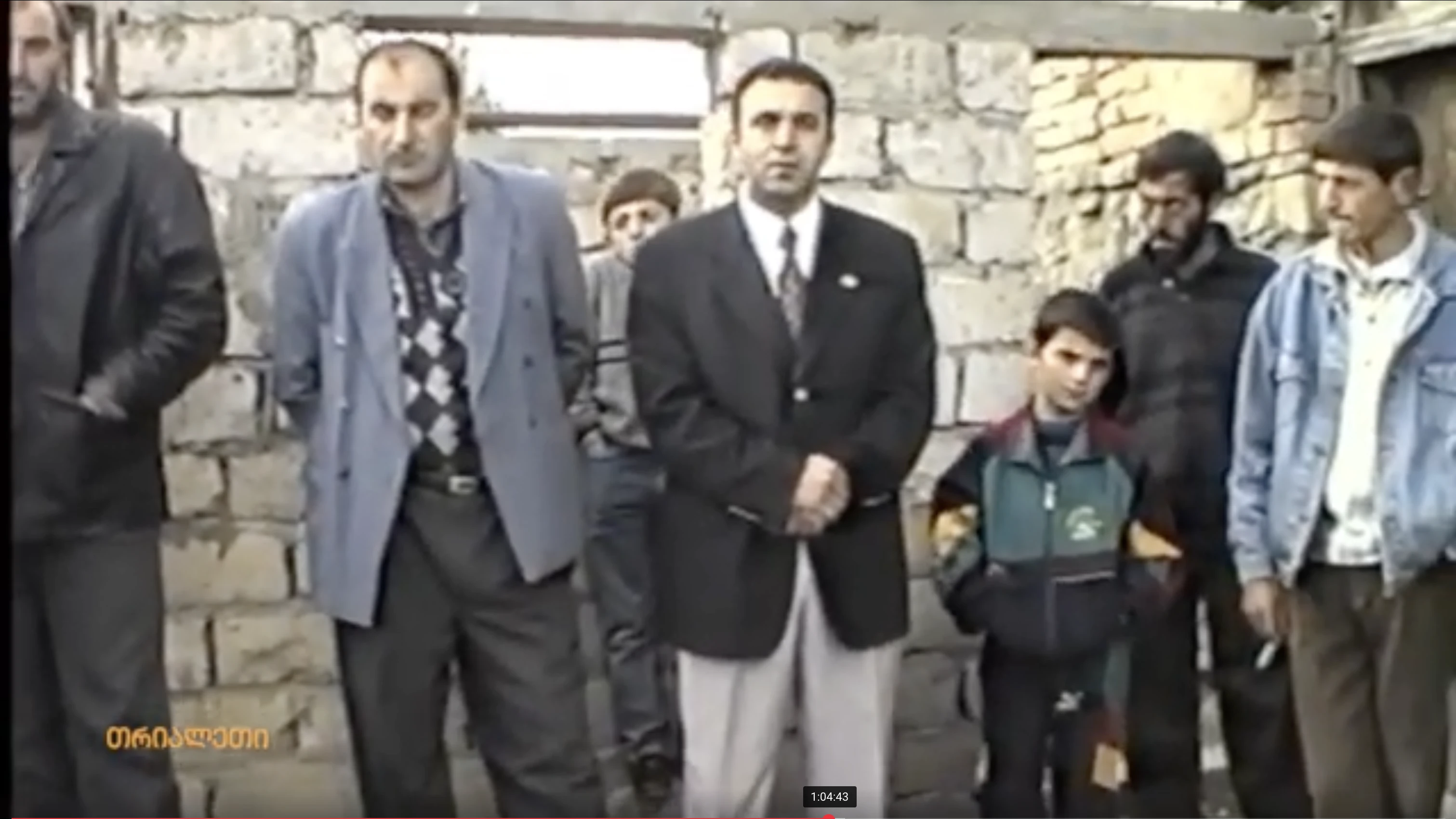 ჯონი თაყნიაშვილი წინასაარჩევნოდ.   "თრიალეთის" არქივიდან.