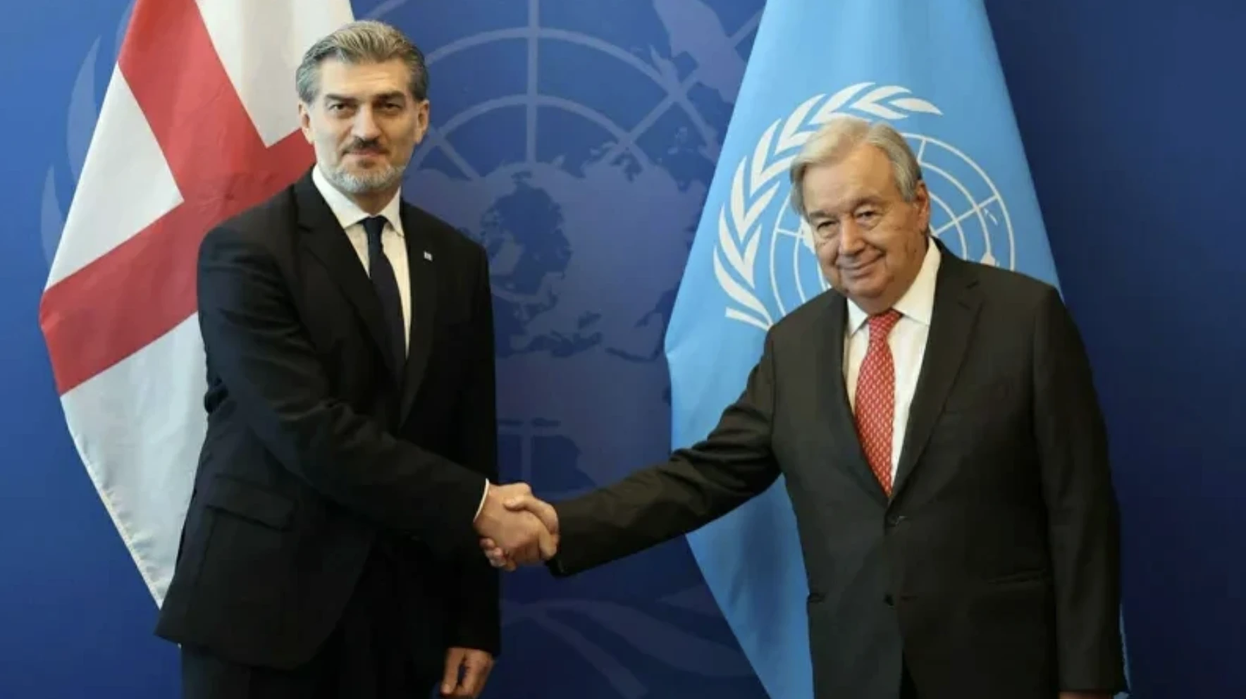 მიხეილ ყაველაშვილი გაეროს გენერალურ მდივანს, ანტონიო გუტიერეშს შეხვდა
