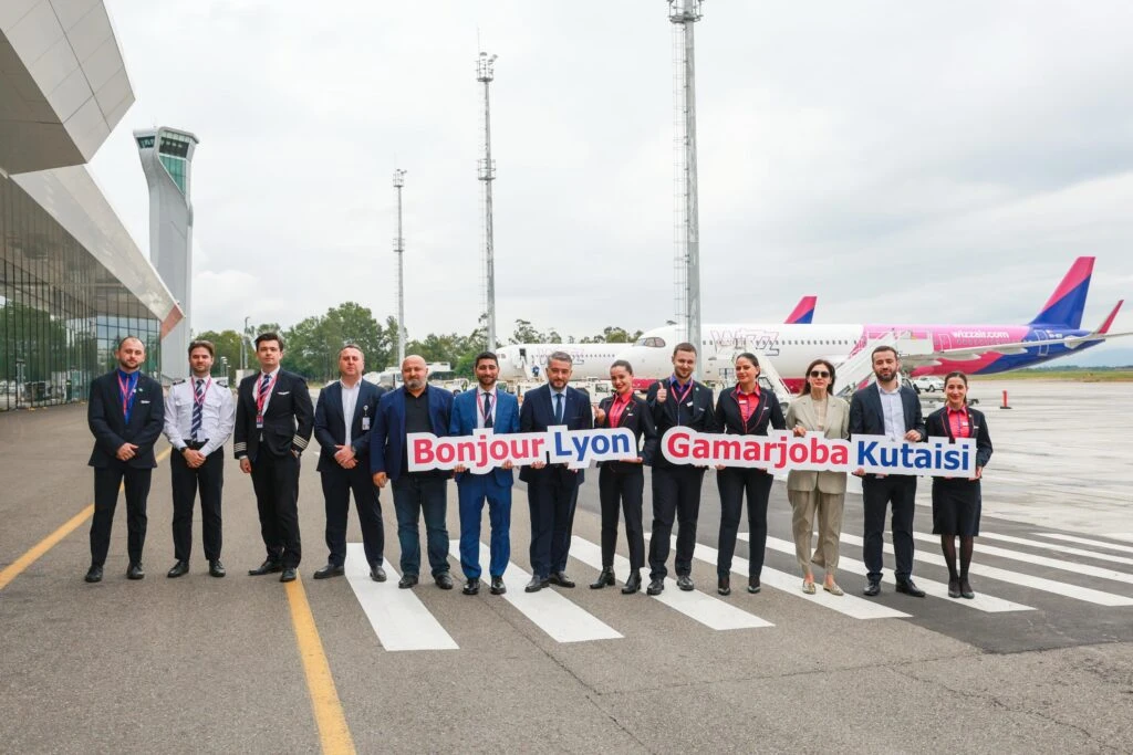 ქუთაისსა და ლიონს შორის პირდაპირი რეგულარული ავიამიმოსვლა დაიწყო