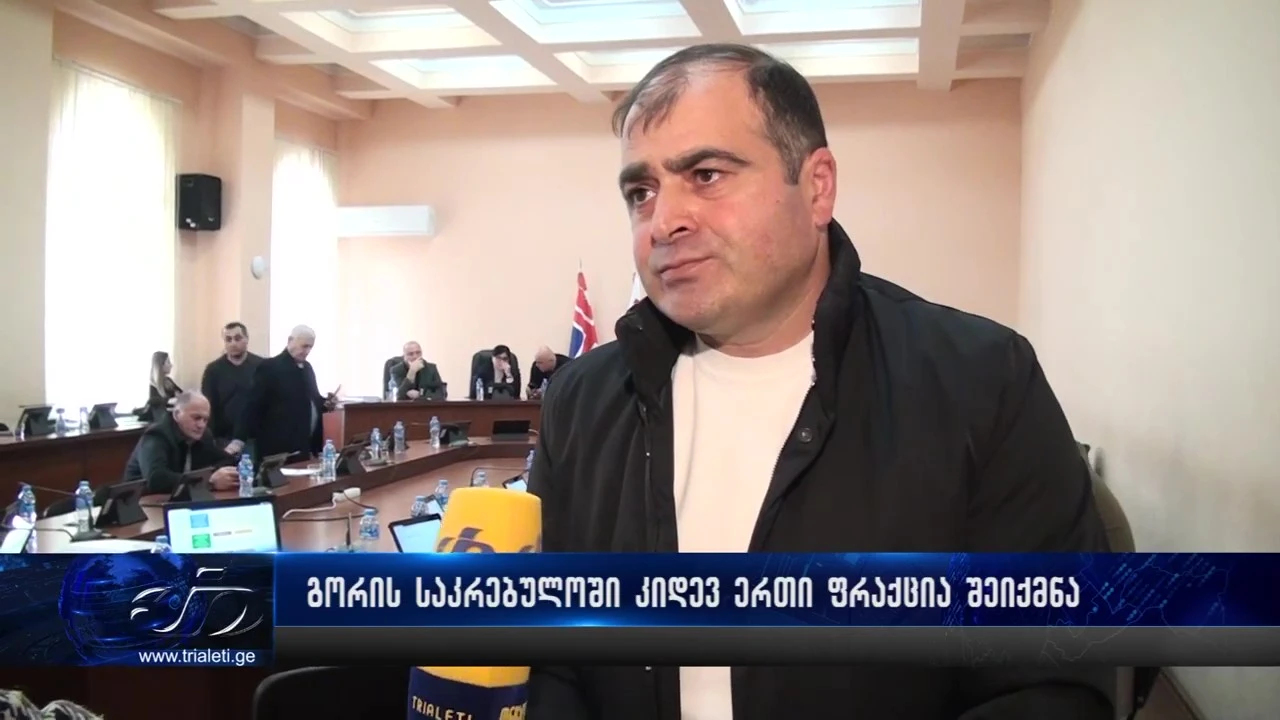 გორის საკრებულოში "ქართული ოცნების" წევრებმა კიდევ ერთი ფრაქცია - "ევროპელი სოციალისტები" დააფუძნეს.