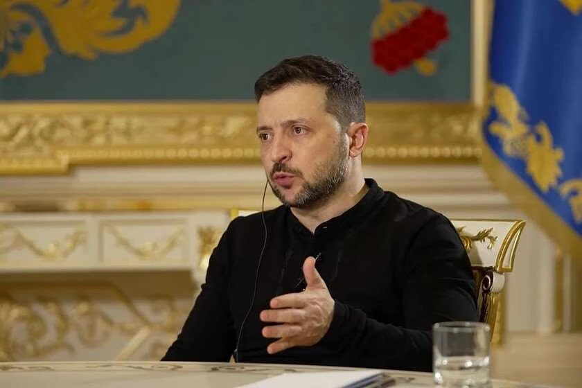 ,,უკრაინას არ შეუძლია 9 მაისს მოსკოვში მსოფლიო ლიდერებს უსაფრთხოების გარანტიები მისცეს'' - ვლადიმერ ზელენსკი