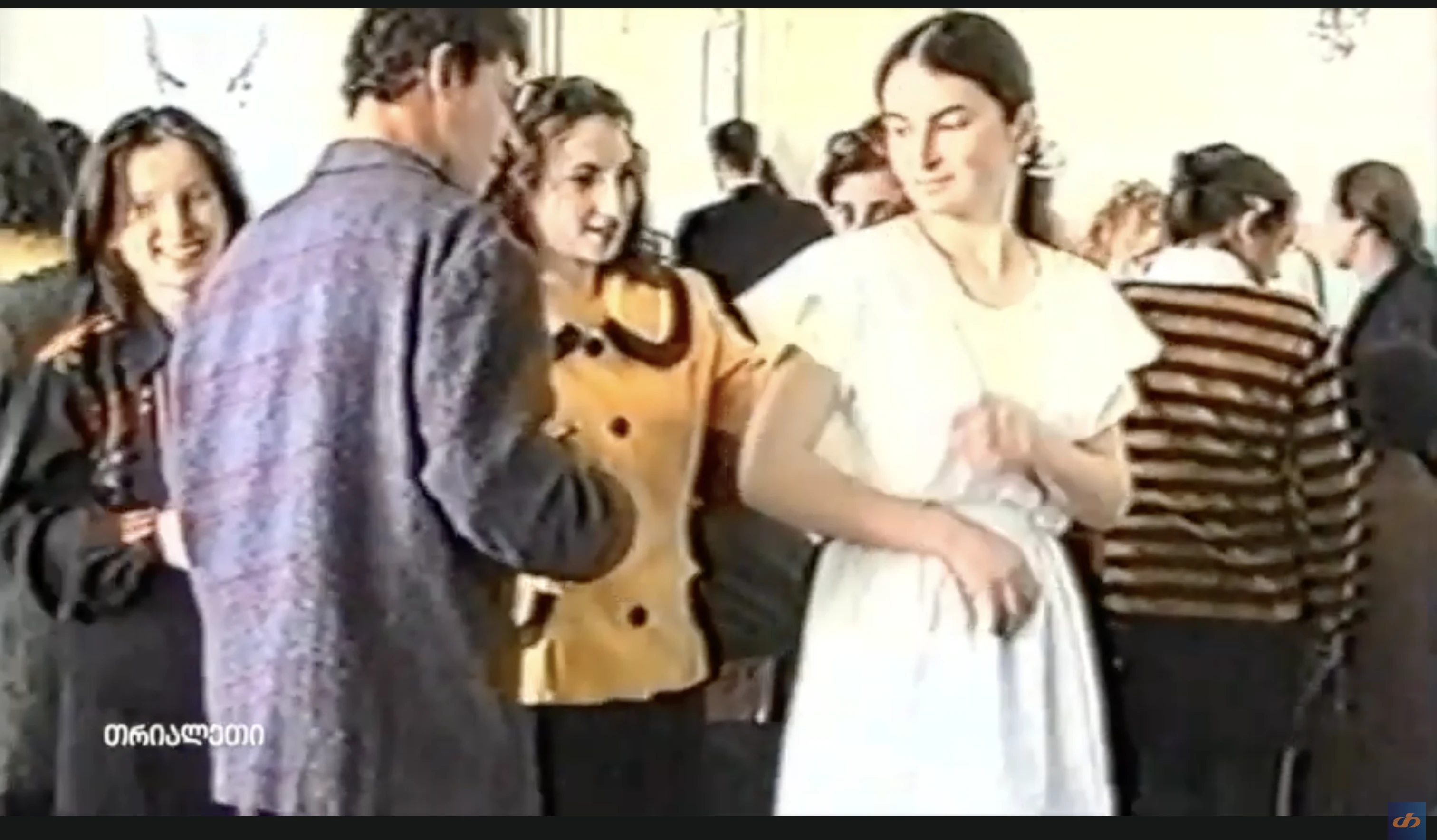 ბოლო ზარი, ქარელის სკოლაში.   1999 წელი. თრიალეთის არქივი.
