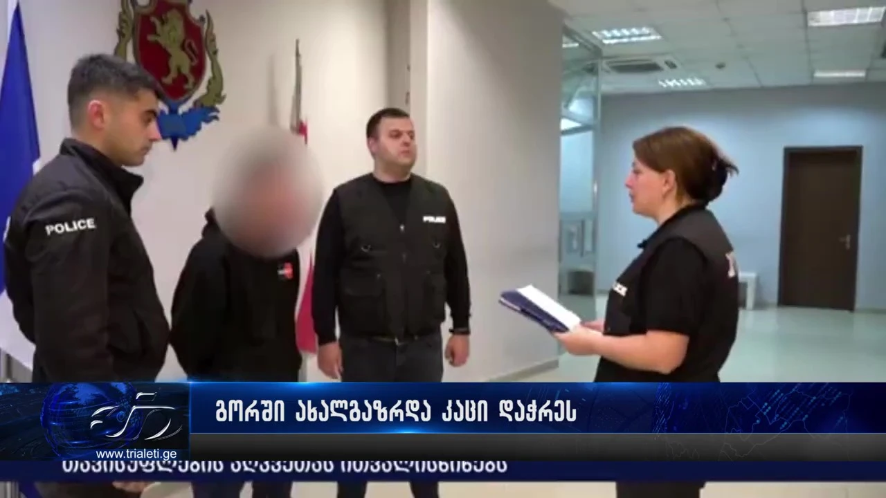 გორში ჯანმრთელობის განზრახ მძიმე დაზიანების ფაქტზე ერთი პირი დააკავეს