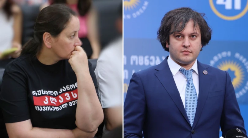 სასამართლომ ირაკლი კობახიძის წინააღმდეგ მზია ამაღლობელის სარჩელის განხილვა შეწყვიტა