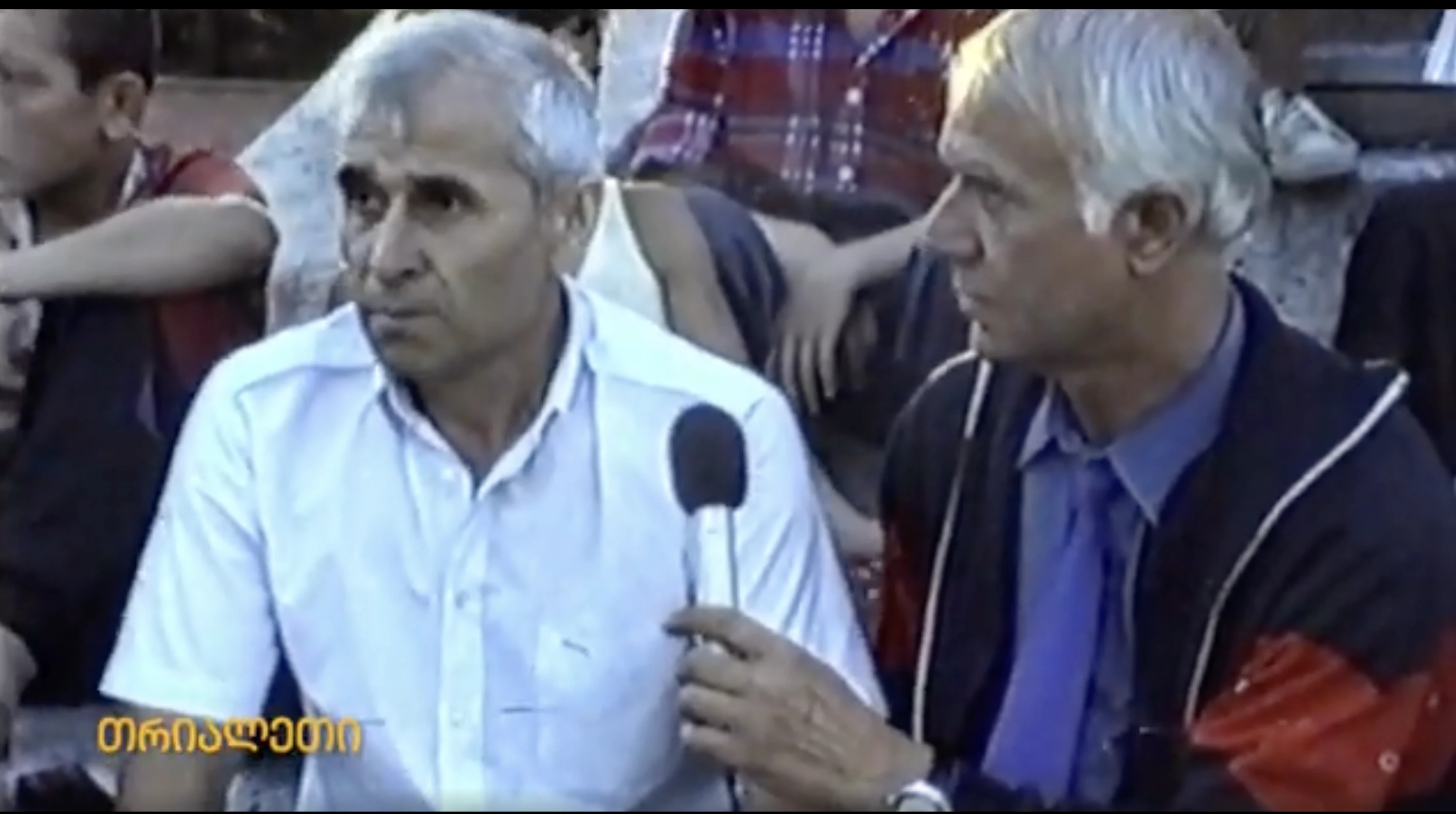 გოდერძი კაბულაშვილი.  ქარელის "იბერიას" მწვრთნელი. 1995 წელი. "თრიალეთის არქივიდან".