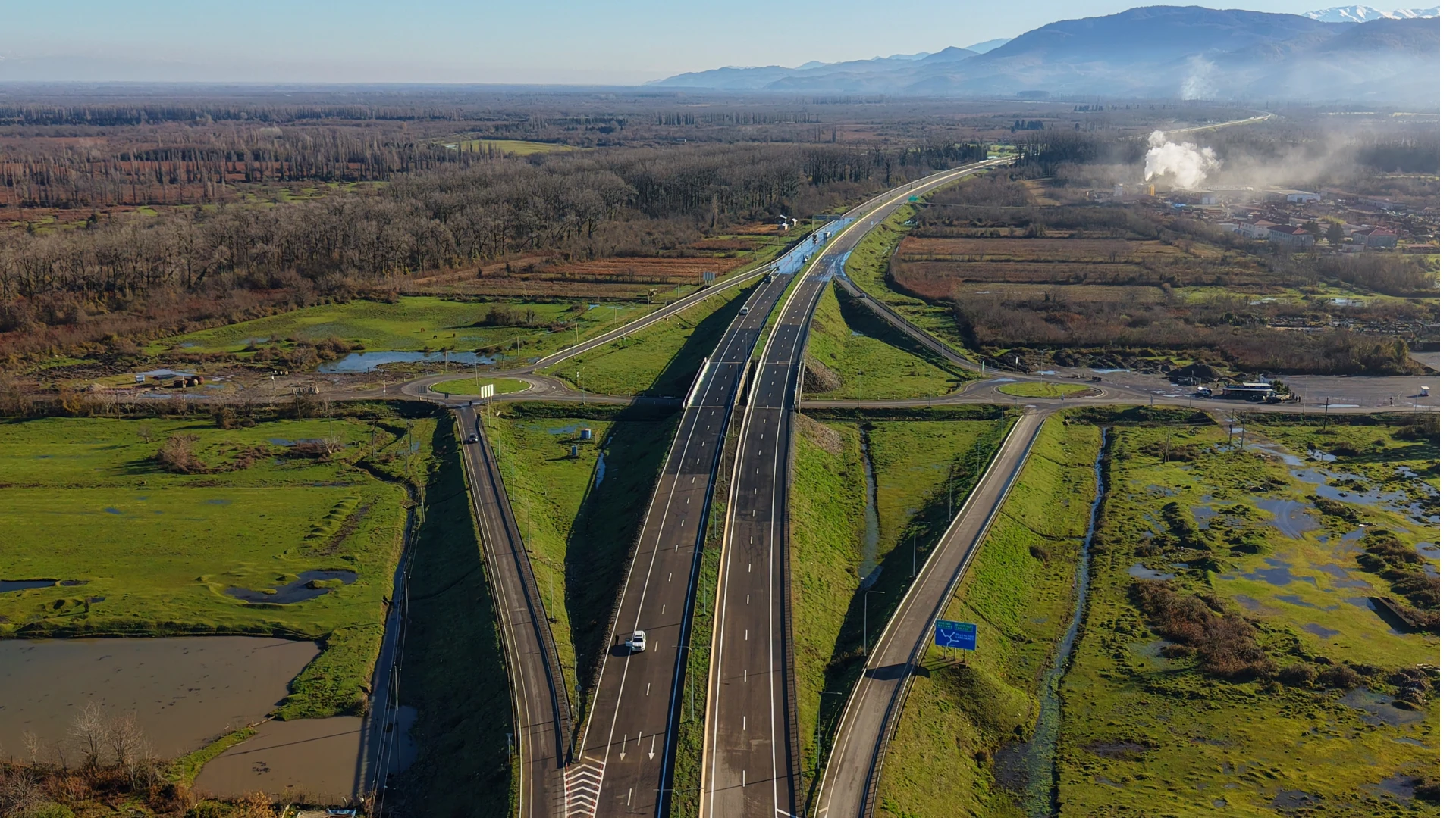 სამტრედია-გრიგოლეთის მაგისტრალის ახალი, 8-კილომეტრიანი მონაკვეთი გაიხსნა