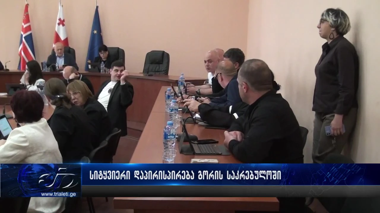 სიტყვიერი დაპირისპირება გორის საკრებულოში